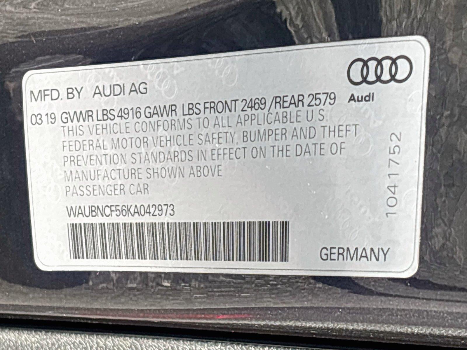 2019 Audi A5 Sportback Premium Plus