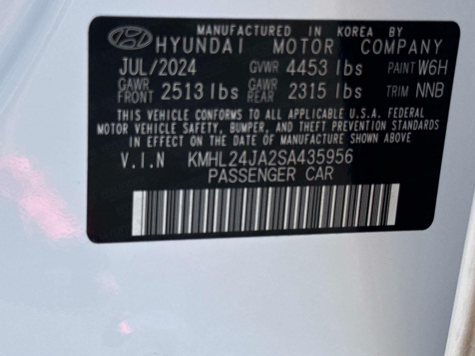 2025 Hyundai Sonata SE