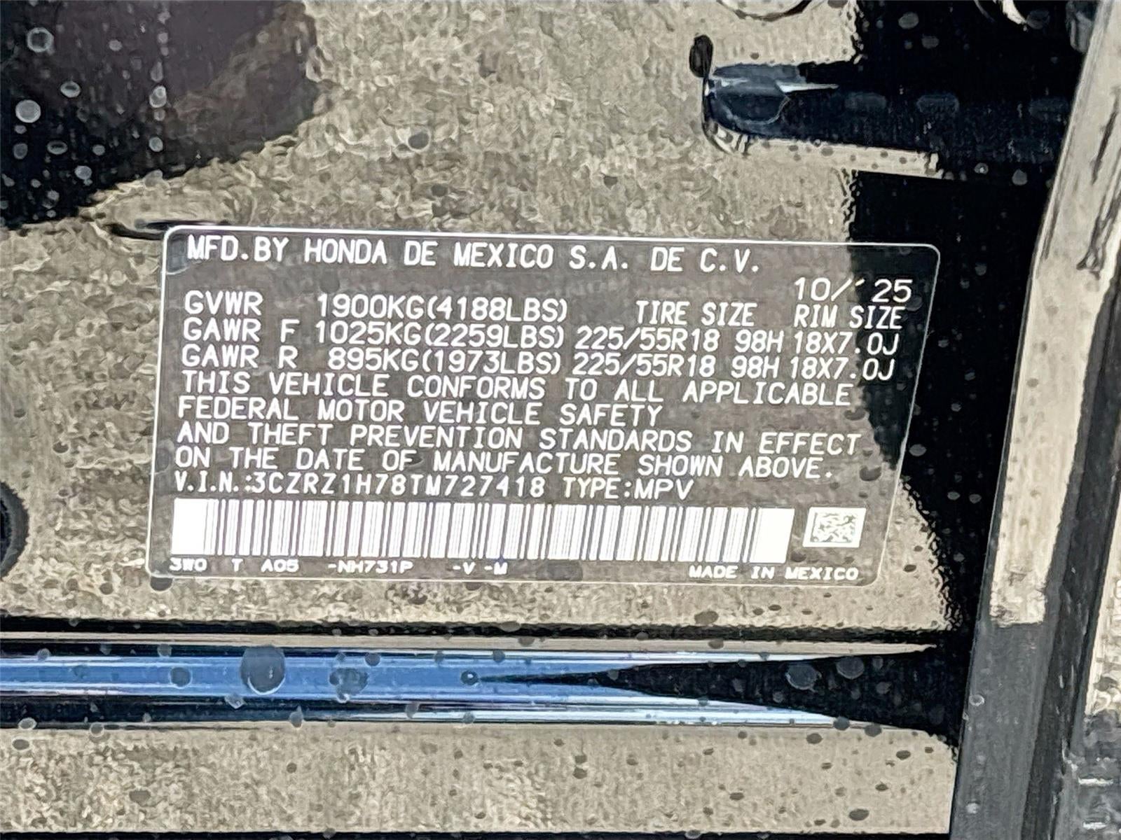 2026 Honda HR-V EXL EX-L