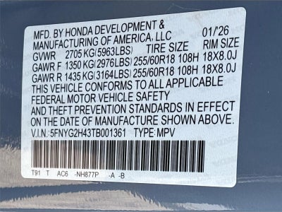 2026 Honda Pilot EX-L