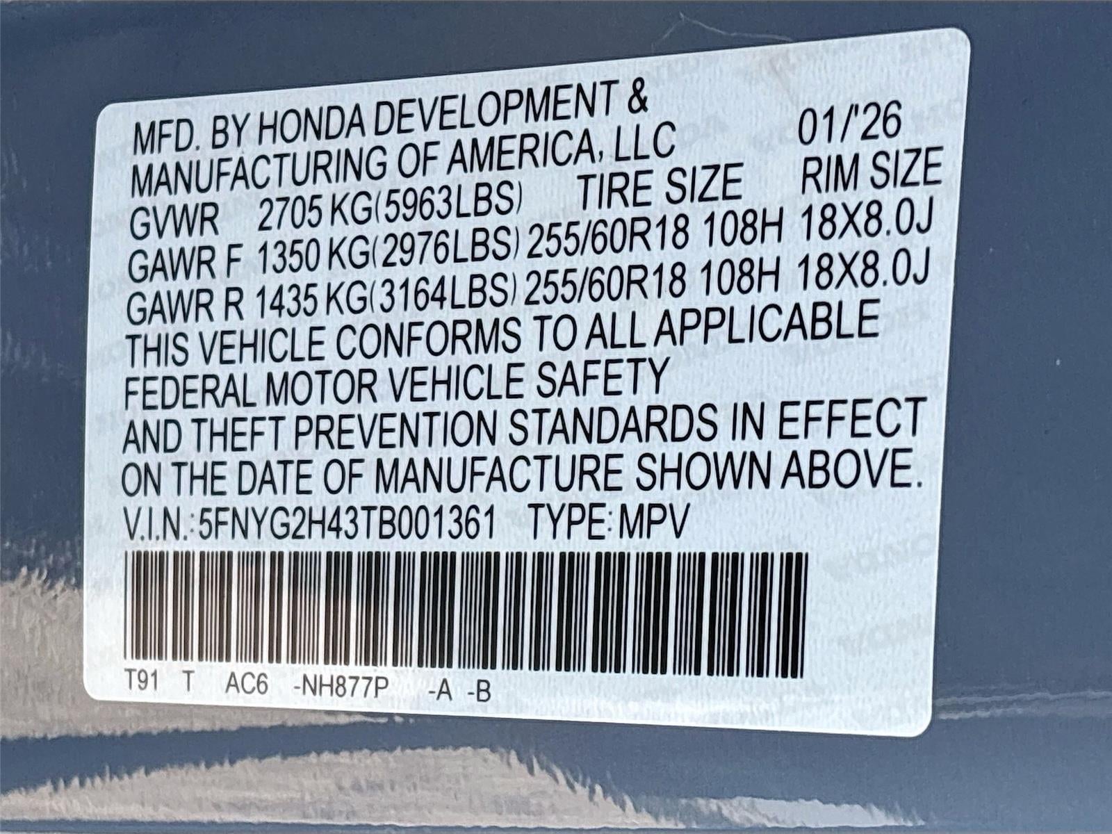 2026 Honda Pilot EX-L