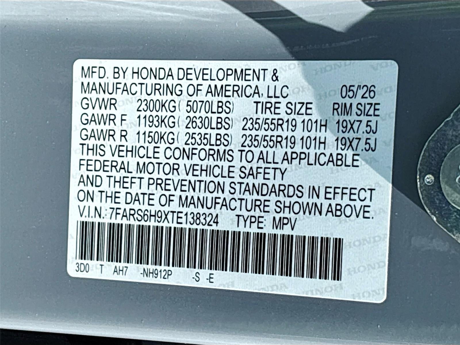 2026 Honda CR-V Hybrid Sport Touring