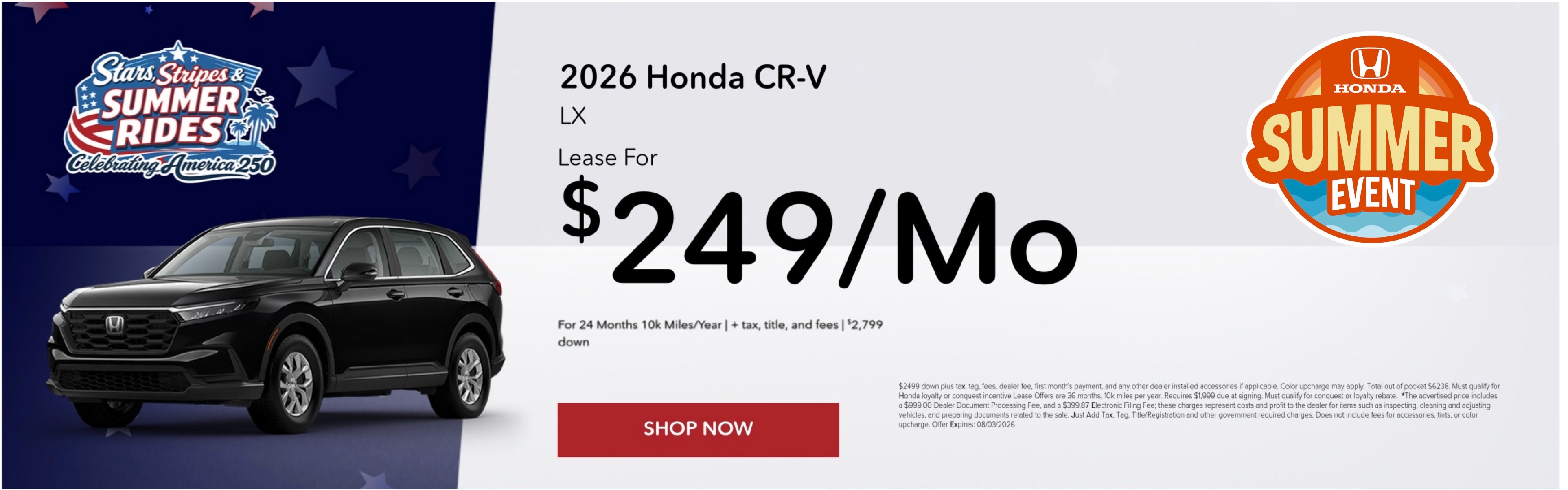 CR-V Offer