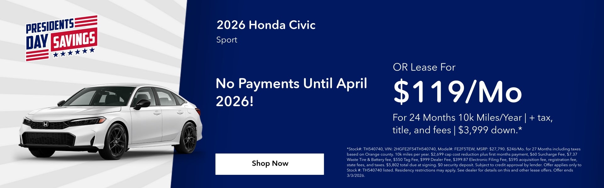 CIVIC OFFER