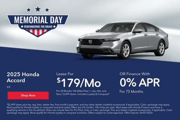 Accord offer