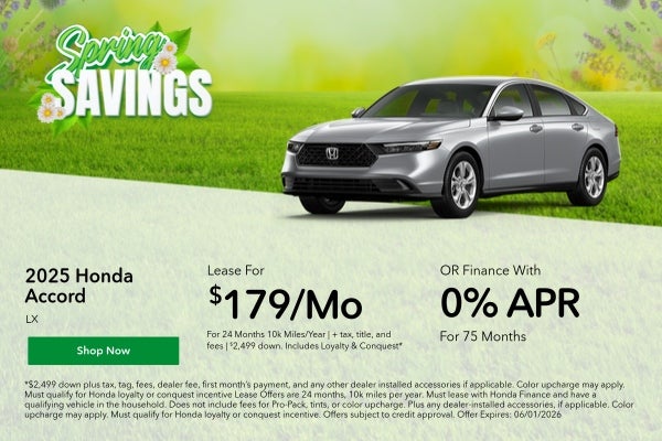 Accord offer
