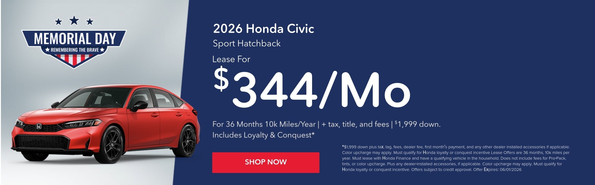 Civic offer