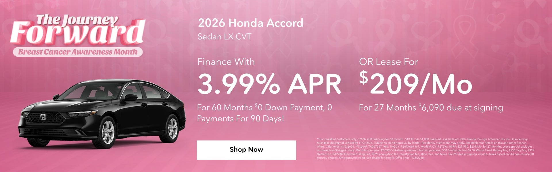 2026 Accord Offer