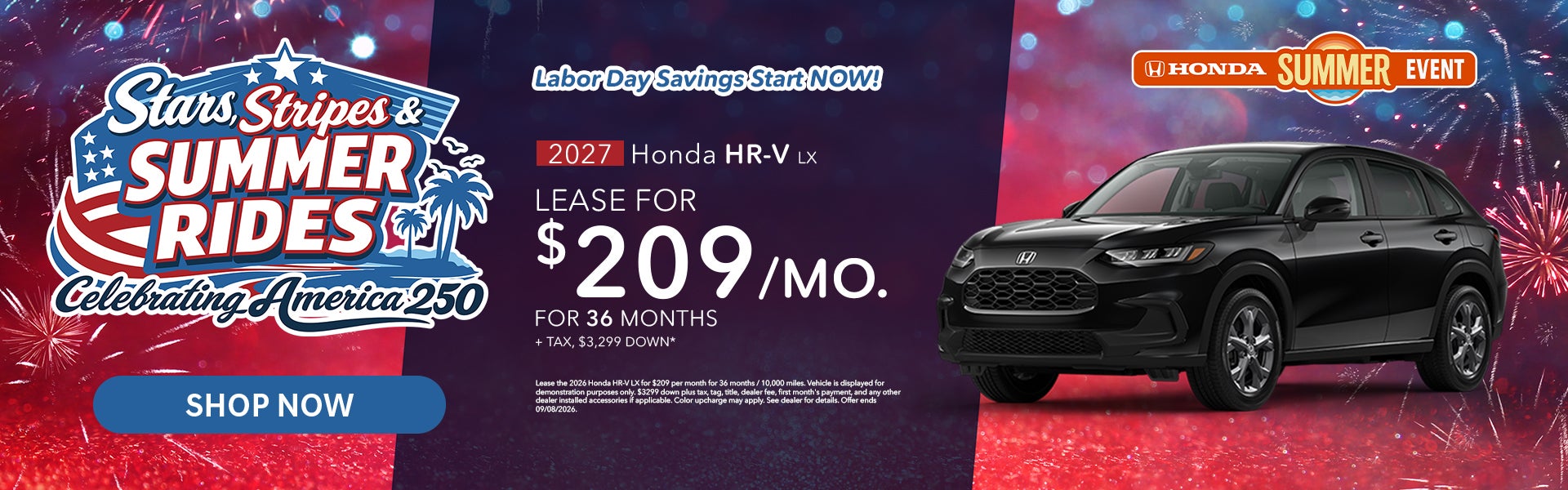 2027 HR-V Offer