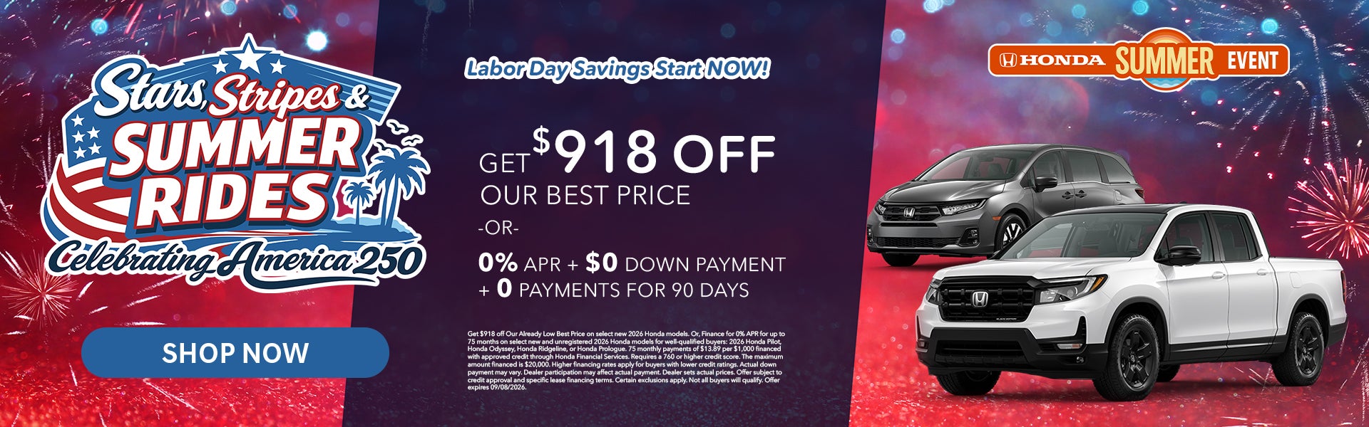 $918 Off Our Best Price
