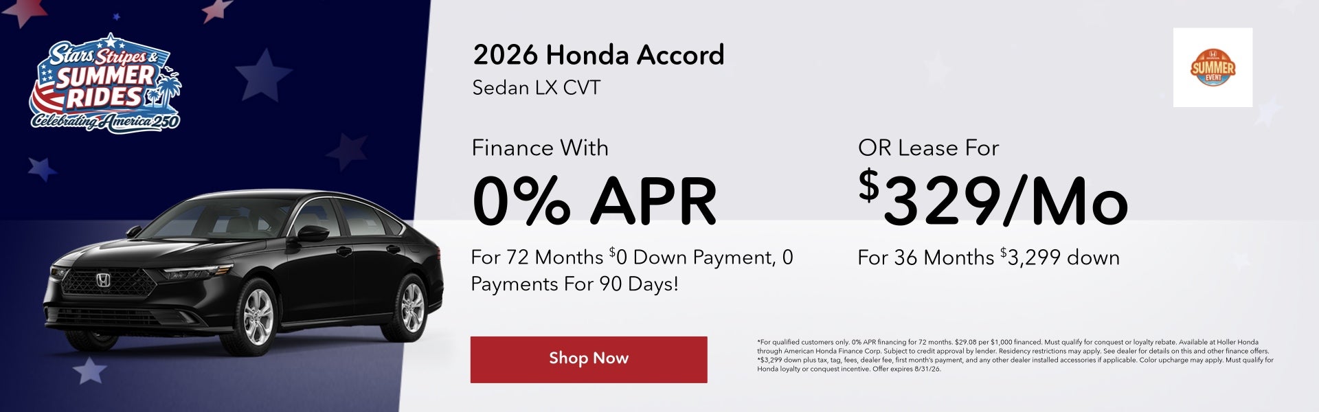 2026 Accord Offer