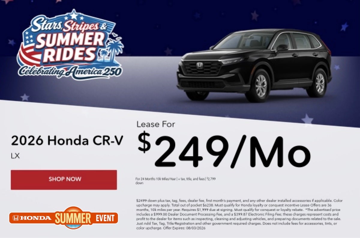 CR-V Offer