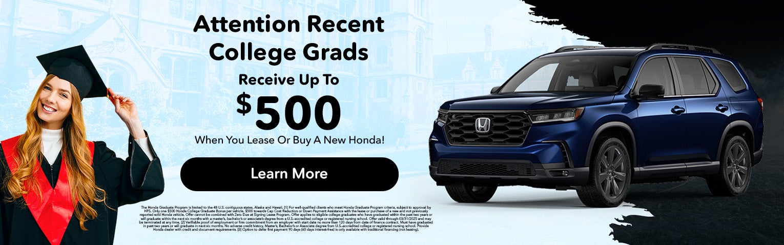 $500 off Recent College Grads