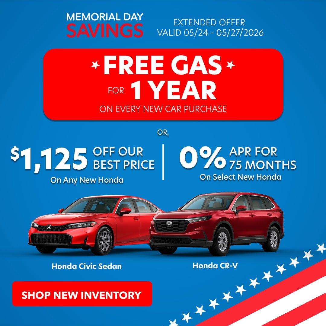 Memorial Day Specials 