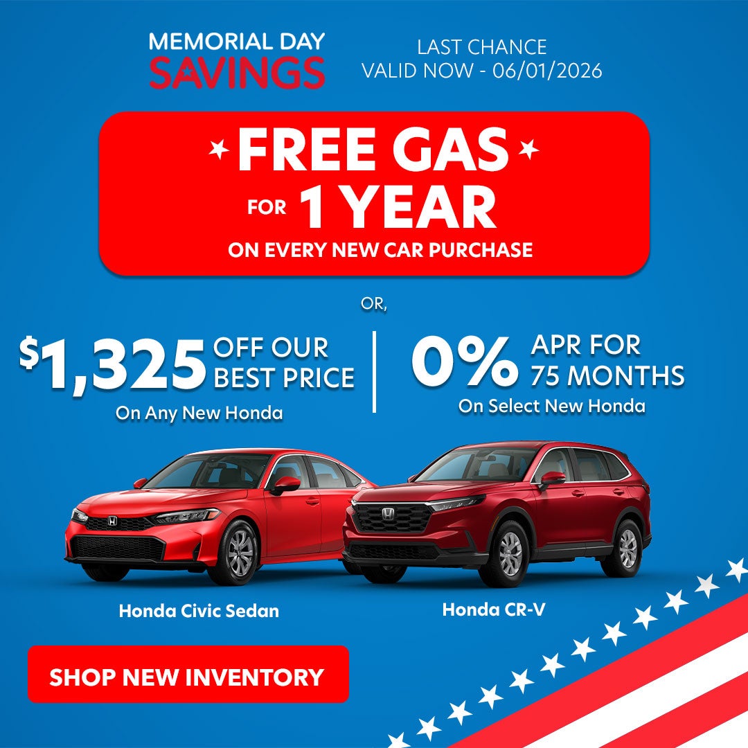 Memorial Day Specials 