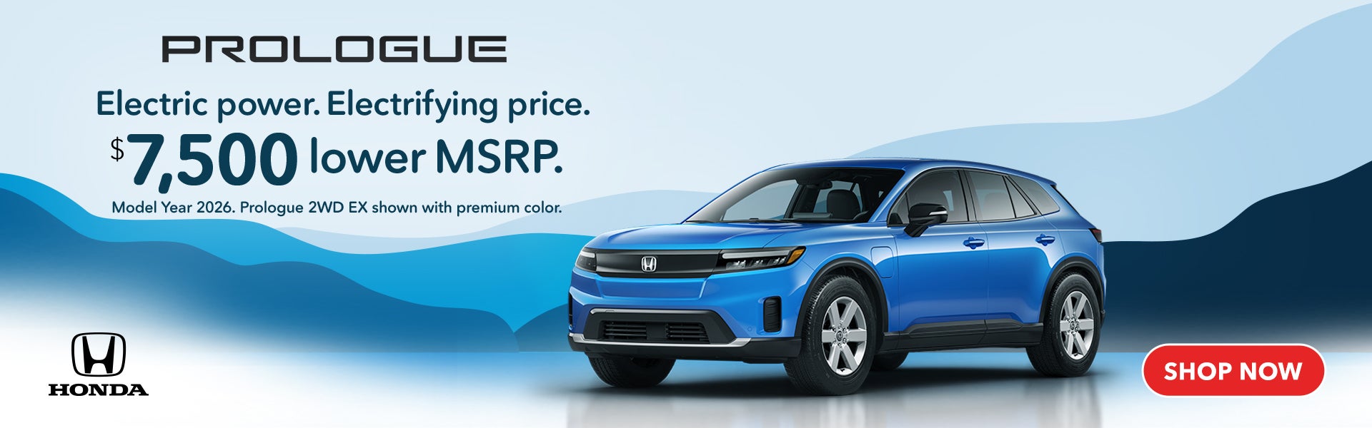 New Honda Prologue - $7,500 Lower MSRP