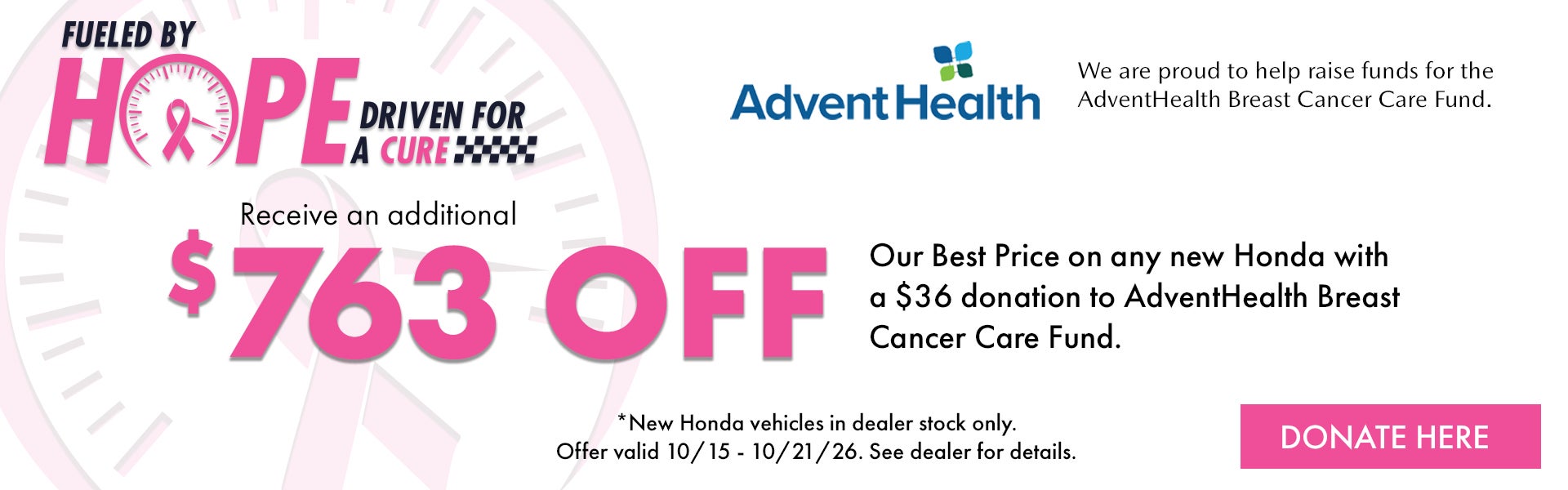 Pink Out $736 Off Our Best Price First!